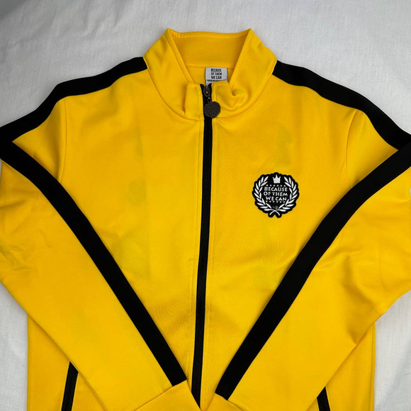 NWT - Because of Them We Can - Yellow Jacket - Child XL/Woman S - Picture 5 of 8